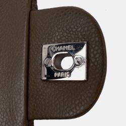 Chanel Brown Mini Rectangular Classic Caviar Single Flap