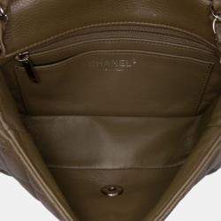 Chanel Brown Mini Rectangular Classic Caviar Single Flap