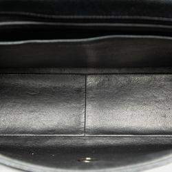 Pre Owned Chanel Black Jumbo Quilted Caviar Single Flap