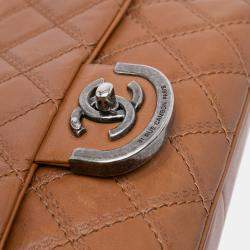 Chanel Brown Paris Edinburgh Medium Calfskin Coco Sporran Flap