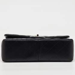 Chanel Black Quilted Leather Large Classic Double Flap Bag