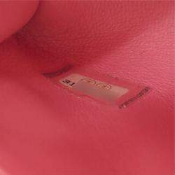 Chanel Pink Extra Mini Caviar and Lizard Embossed Coco Top Handle Bag