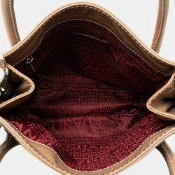 Chanel Brown Choco Bar Caviar Button Handbag