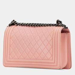 Chanel Pink Medium Lambskin Boy Flap