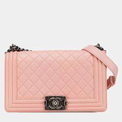 Chanel Pink Medium Lambskin Boy Flap
