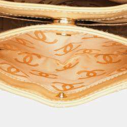 Pre Owned Chanel Brown CC Wild Stitch Calfskin Handbag