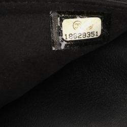 Chanel CC Patent Diamond Wallet On Chain