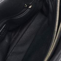 Pre Owned Chanel Black Quilted Caviar Leather CC Timeless Tote