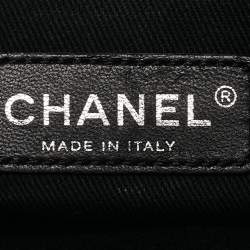 Pre Owned Chanel Black Quilted Caviar Leather CC Timeless Tote