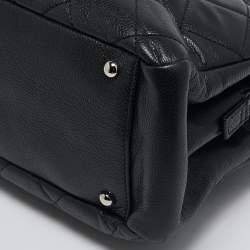 Pre Owned Chanel Black Quilted Caviar Leather CC Timeless Tote