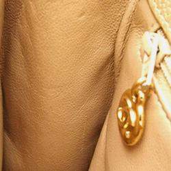 Chanel Brown CC Quilted Caviar Turnlock Handbag