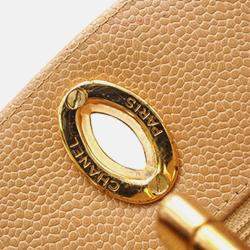 Chanel Brown CC Quilted Caviar Turnlock Handbag