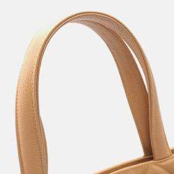Chanel Brown CC Quilted Caviar Turnlock Handbag