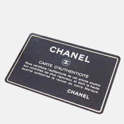 Chanel Brown CC Quilted Caviar Turnlock Handbag