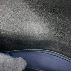 Chanel V Stitch  Navy/Black Leather Waist Bag