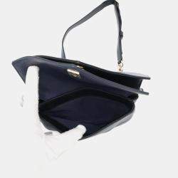 Chanel V Stitch  Navy/Black Leather Waist Bag