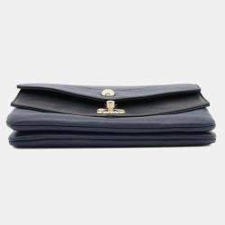 Chanel V Stitch  Navy/Black Leather Waist Bag