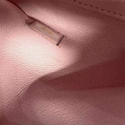 Chanel Pink Lambskin CC Logo Hobo Bag 