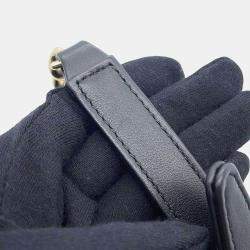 Chanel Black Leather Mini Boy Chain Shoulder Bag 