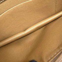 Pre Owned Chanel Gold Lambskin Phone Case Shoulder Bag