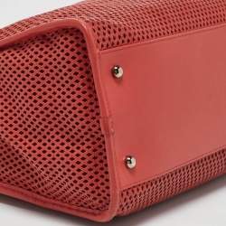 Chanel Brick Red Perforated Leather Up in the Air Tote
