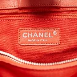 Chanel Brick Red Perforated Leather Up in the Air Tote