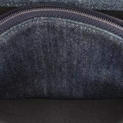 Chanel Blue Denim Stitched 19 Flap Wallet On Chain