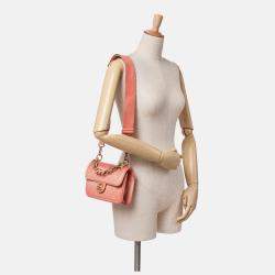 Chanel Pink Small Quilted Caviar Sunset On The Sea Flap