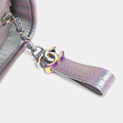 Chanel Multicolor/Purple Leather Gabrielle Shoulder Bag
