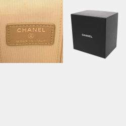 Chanel Purple Lambskin Matelasse Coco Ball Chain Pouch Shoulder Bag
