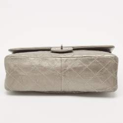 Chanel Grey Quilted Aged Leather 226 Reissue 2.55 Flap Bag