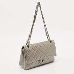 Chanel Grey Quilted Aged Leather 226 Reissue 2.55 Flap Bag