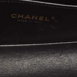 Chanel Black Quilted Caviar Leather Small Chain Around Boy Flap Bag
