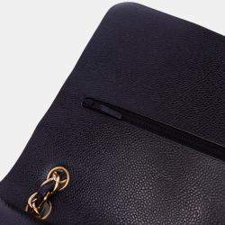 Chanel Black Maxi Classic Caviar Double Flap