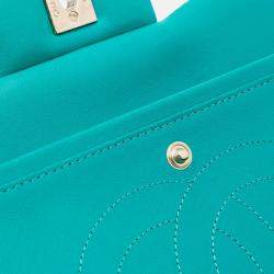 Chanel Blue Jumbo Classic Lambskin Double Flap