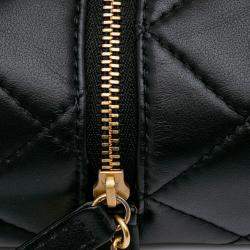 Chanel Black Métiers d'Art CC Quilted Lambskin Box Top Handle Satchel