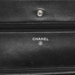 Chanel Black Quilted Leather WOC Bag