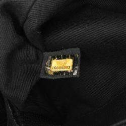 Pre Owned Chanel Black Quilted Iridescent Caviar Lady Pearly Flap