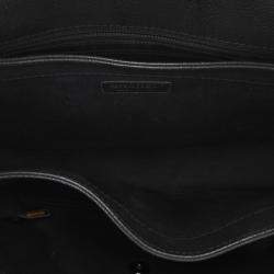 Pre Owned Chanel Black Quilted Iridescent Caviar Lady Pearly Flap