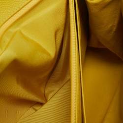 Chanel Yellow Quilted Caviar Leather Maxi Classic Single Flap Bag
