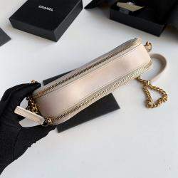 Pre Owned Chanel Ivory White Camera Shoulder Bag