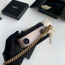 Pre Owned Chanel Ivory White Camera Shoulder Bag