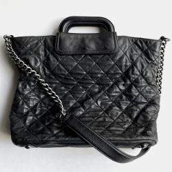 Chanel Black Shopping Tote Bag
