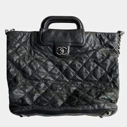 Chanel Black Shopping Tote Bag
