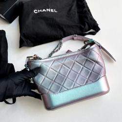 Chanel Iridescent Leather Gabrielle Small Shoulder Bag
