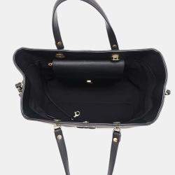 Chanel  Black Bullskin Small Matelasse Shopping Bag