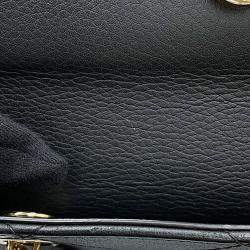 Chanel  Black Bullskin Small Matelasse Shopping Bag