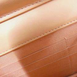 Chanel Pink Leather Boy Wallet On Chain 