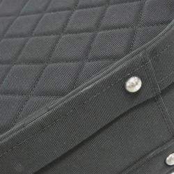 Pre Owned Chanel Black Canvas Vanity Handbag