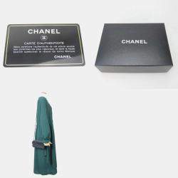 Chanel Black Lambskin Coco Mark Matelasse Stitch Shoulder Bag 